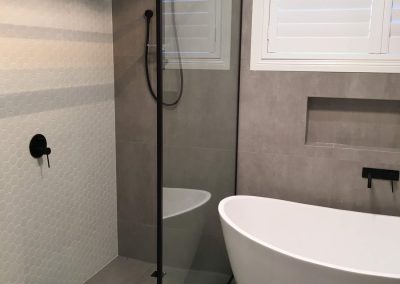 Black Frame Shower Screens