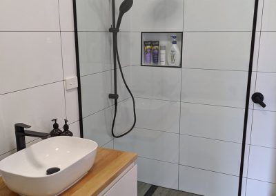 Black Frame Shower Screens