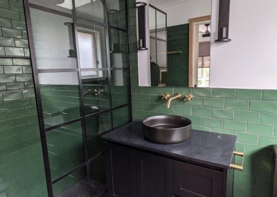 Black Frame Shower Screens