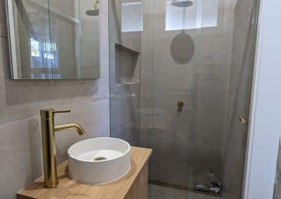 Brushed Brass Shower Screens