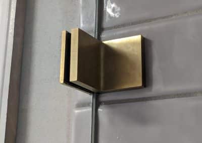 Brushed Brass Shower Screens