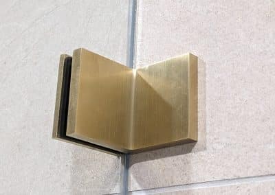 Brushed Brass Shower Screens