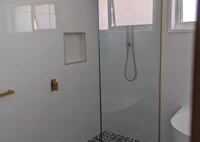 Brushed Brass Shower Screens