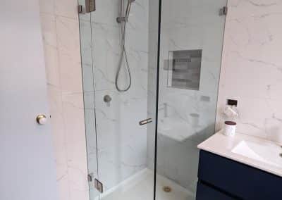 Brushed Nickel Shower Screens