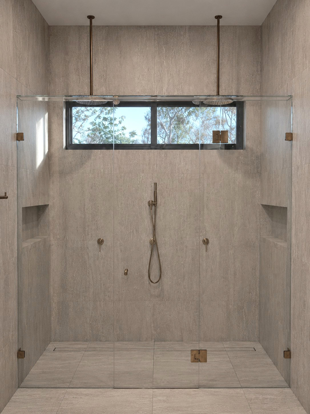 Low-iron frameless shower screen installed in Eltham